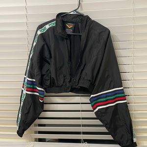 Forever 21 pony cropped jacket sporty